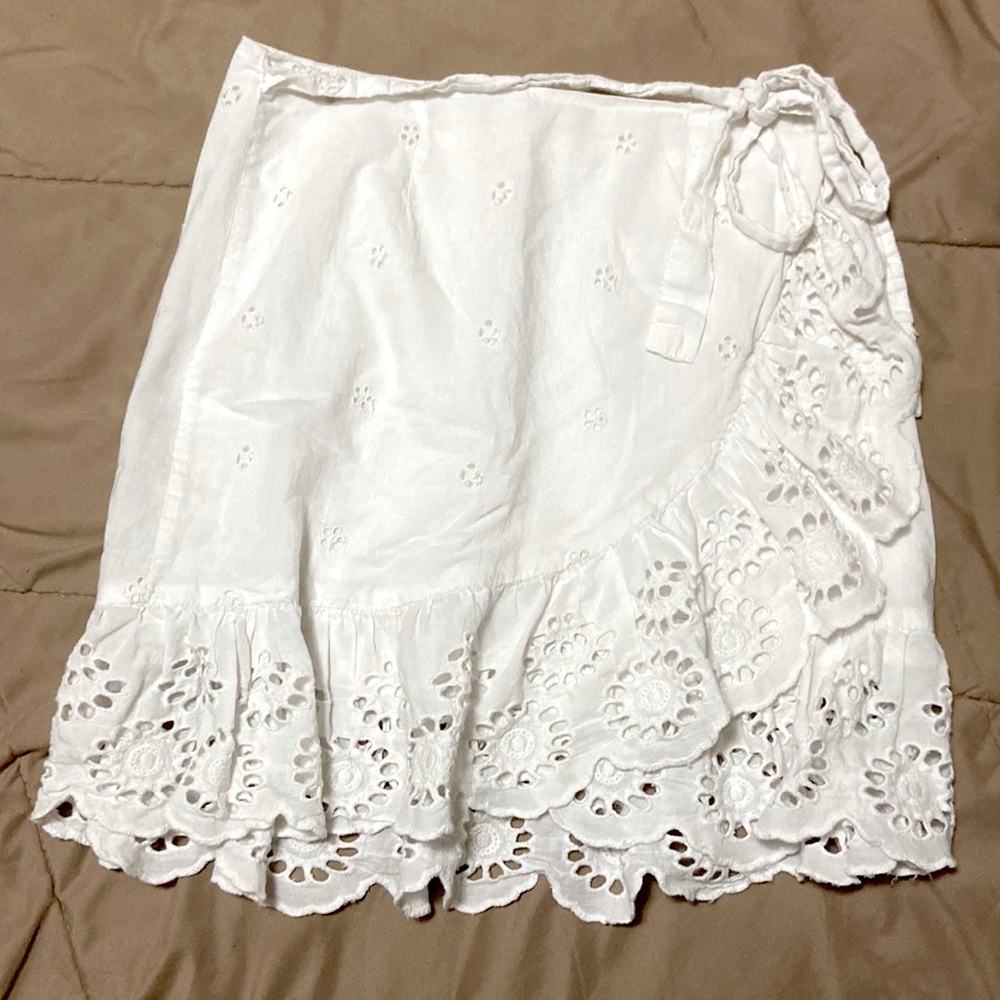 Flowy Mini Wrapped Skirt
